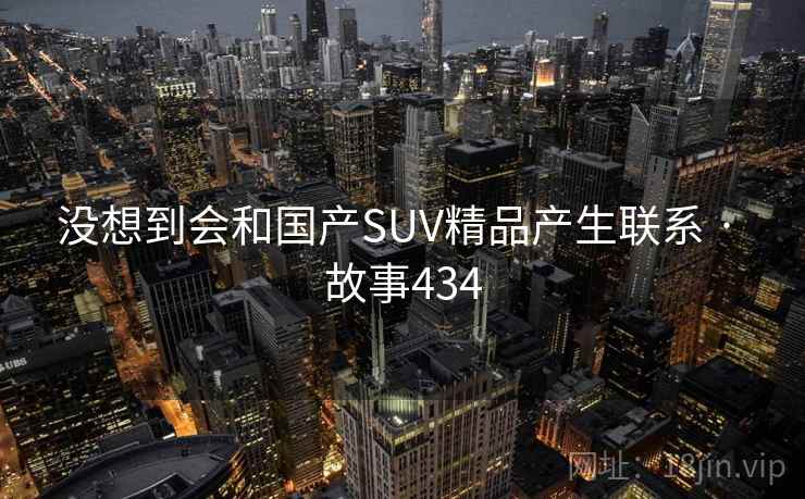 没想到会和国产SUV精品产生联系 · 故事434  第2张 没想到会和国产SUV精品产生联系 · 故事434  第2张