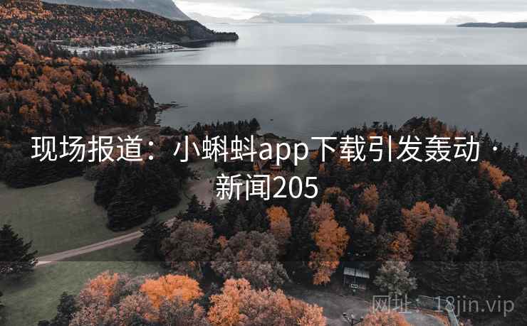 现场报道:小蝌蚪app下载引发轰动 · 新闻205