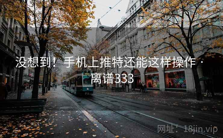 没想到!手机上推特还能这样操作 · 离谱333  第2张 没想到!手机上推特还能这样操作 · 离谱333  第2张